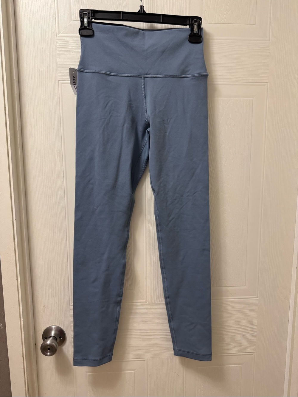 Aritzia Kids High-Waist Leggings in Dusty Blue